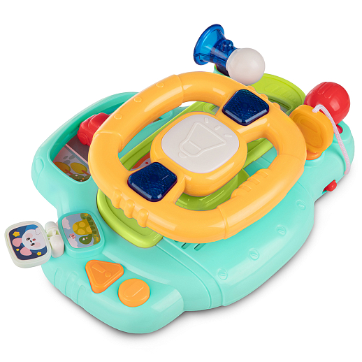 ТМ "Smart Baby" Руль музыкальный, мелодии Шаинского, свет, звук, русский язык, в/к 23,5х10х18 см в Джамбо Тойз #8
