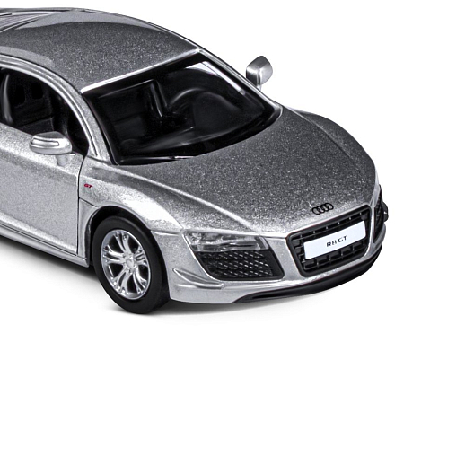 ТМ "Автопанорама" Машинка металлическая 1:43 Audi R8 GT, серебро, откр. двери, инерция, в/к 17,5*12,5*6,5 см в Джамбо Тойз #14