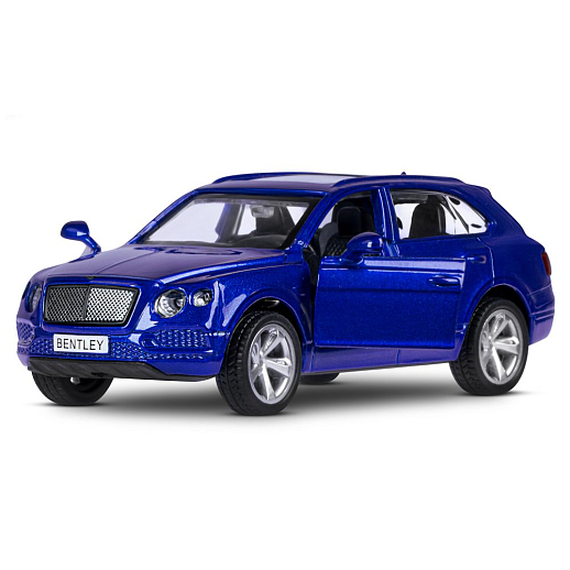 ТМ "Автопанорама" Машинка металлическая 1:45 BENTLEY BENTAYGA, синий, откр. двери, инерция, в/к 17,5*12,5*6,5 см в Джамбо Тойз #6