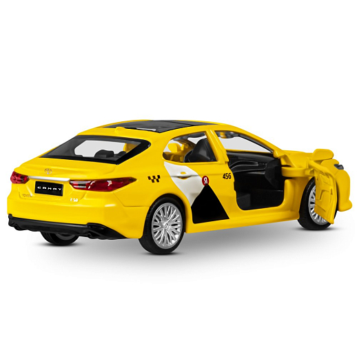 Яндекс Go Машинка металлическая 1:43 Toyota Camry, желтый, инерция, откр. двери, 17,5*12,5*6,5 см в Джамбо Тойз #6