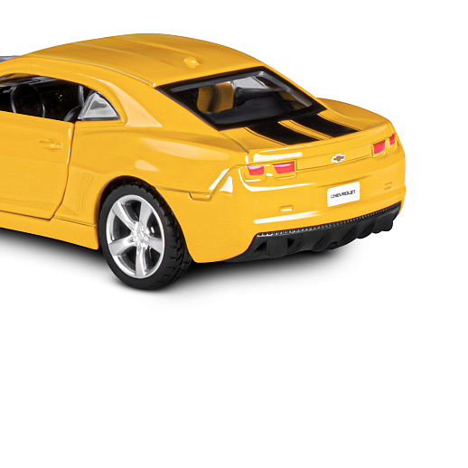 ТМ "Автопанорама" Машинка металлическая  1:43 Chevrolet Camaro SS, желтый, откр. двери, инерция, в/к 17,5*12,5*6,5 см в Джамбо Тойз #13