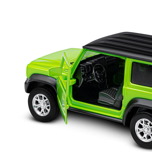 ТМ "Автопанорама" Машинка металлическая 1:32 Suzuki Jimny, зеленый, инерция, откр. двери, в/к 17,5*12,5*6,5 см в Джамбо Тойз #12