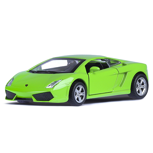 ТМ "Автопанорама"  Машинка металл.  1:43 Lamborghini Gallardo LP560-4, зеленый, инерция, откр. двери, в/к 17,5*12,5*6,5 см в Джамбо Тойз #3