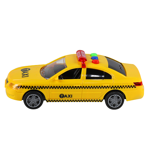 AUTODRIVE Машина 15см инерц. на бат. со светом и звуком, желтый,  в/к 19,5*8,5*10,5 в Джамбо Тойз #7