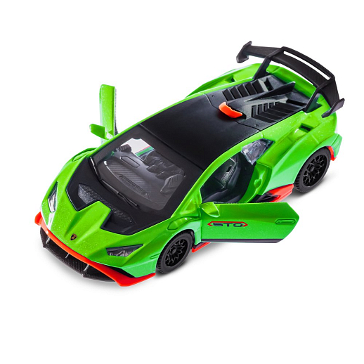 ТМ "Автопанорама" Машинка металл. 1:40 Lamborghini STO, зеленый, инерция, откр. двери, в/к 17,5*12,5*6,5 см в Джамбо Тойз #3