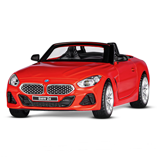 ТМ "Автопанорама" Машинка металлическая 1:30 BMW Z4 M40i, красный, свет, звук,откр. двери, инерция, в/к 19*9*7 см в Джамбо Тойз #16