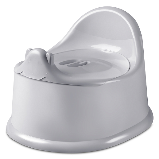 ТМ "Smart Baby" Горшок детский № 2  серый 28,5х23,5х19,5 см в Джамбо Тойз
