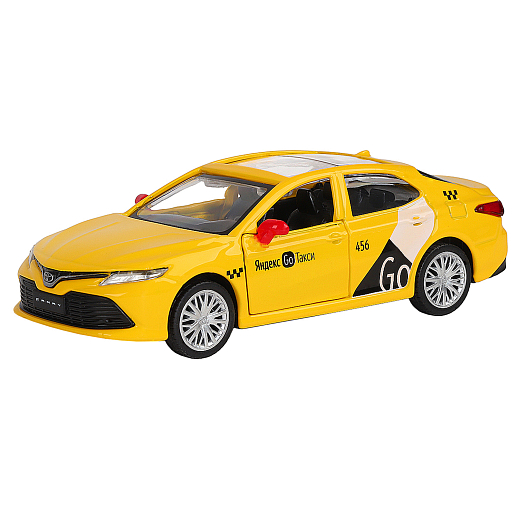 Яндекс Go Машинка металлическая 1:43 Toyota Camry, желтый, инерция, откр. двери, 17,5*12,5*6,5 см в Джамбо Тойз #3