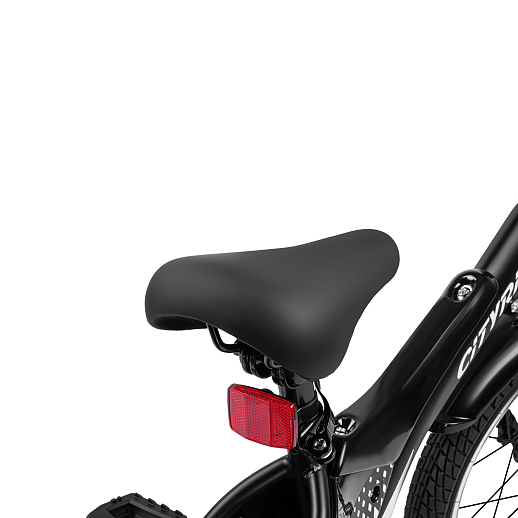 Детский велосипед "Cityride REVO", модель CR-B2-05, рама сталь, кожух цепи 100%, обода алюм. 16", втулки сталь, покрышки 2,125, страх. колеса, руль сталь. вынос сталь, задние ножные тормоза, передний клещевой, крылья пластик, отражатели пер/зад и на спицах, цвет чёрный в Джамбо Тойз #5