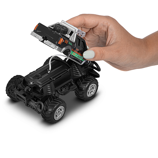 Р/У внедорожник 14см, 4 канала, подсветка днища, цвет черный с зелен.принтом, в/к 10,7*9,5*26см в Джамбо Тойз #9