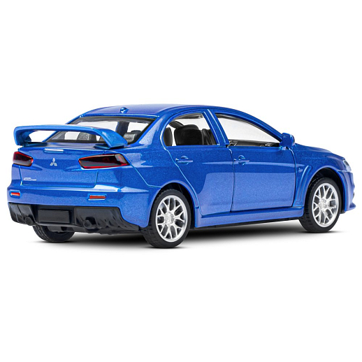 ТМ "Автопанорама" Машинка металлическая 1:41 Mitsubishi Lancer Evolution, синий, откр. двери, инерция, в/к 17,5*12,5*6,5 см в Джамбо Тойз #8