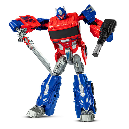 Робот-трансформер,трансформация в красно-синий тягач, цв.красный с синим, в/к 29,5*13,8*14,8см в Джамбо Тойз #4