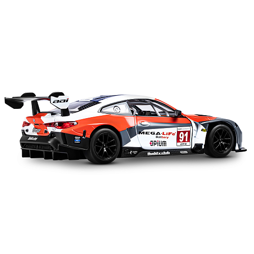 ТМ "Автопанорама" Машинка металлическая, 1:24 BMW M4 GT3, голубой, откр. двери и капот, свет, звук, свободный ход колес, в/к 24,5х12,5х10,5 см в Джамбо Тойз #10
