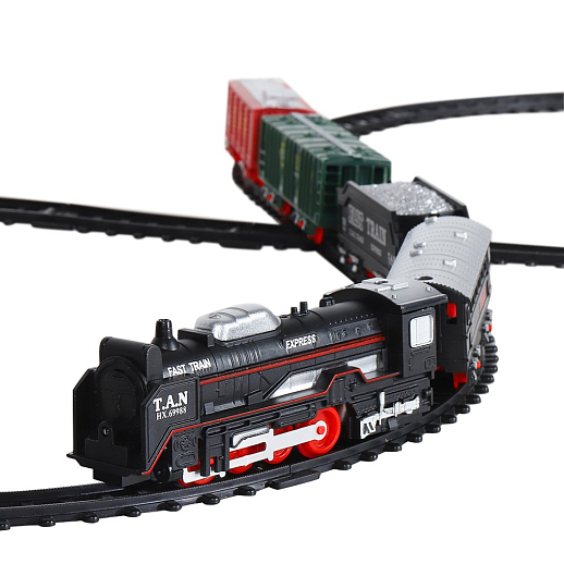 Железная дорога на бат. 19 дет. свет, в/к 46,5*4,0*29,3 см в Джамбо Тойз #5