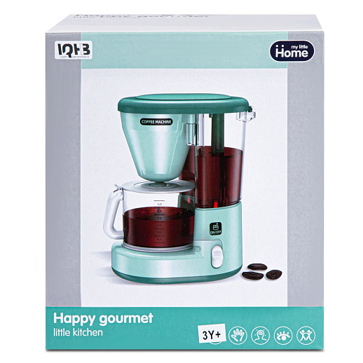 Игрушечная бытовая техника - кофеварка,со звук.и свет.эффектами, в  бел.кор. 15,4*9,9*17,7 см в Джамбо Тойз #3