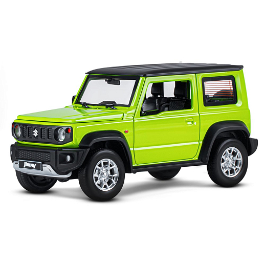 ТМ "Автопанорама" Машинка металлическая, 1:18, Suzuki Jimny, зеленый, открываются двери, капот и багажник, свободный ход колес, световые и звуковые эффекты, в/к 24,5х12,5х10,5 см в Джамбо Тойз #2
