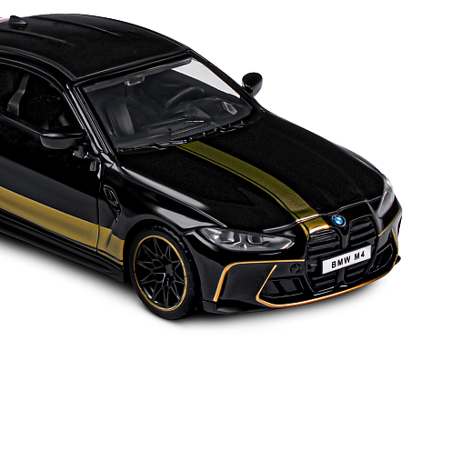 ТМ "Автопанорама" Машинка металлическая 1:32 BMW M4 (G82), черный, открываются двери, свет, звук, инерция, в/к 19*9*7 см в Джамбо Тойз #3