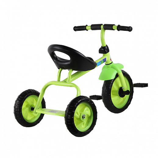 3х колесный велос. "Чижик", колеса пластик 10/8, сиденье жестк., цвет зеленый в Джамбо Тойз #2