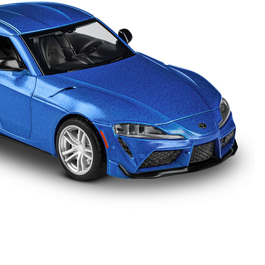 ТМ "Автопанорама" Машинка металлическая 1:31 Toyota Supra, матовый синий, откр. двери, свет, звук, инерция в/к 17,5*13,5*9 см в Джамбо Тойз #20