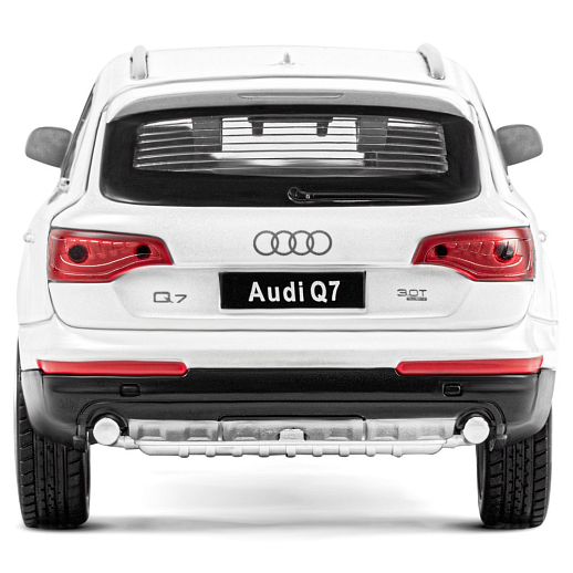 ТМ "Автопанорама" Машинка металлическая 1:24 Audi Q7, белый, откр. двери, капот и багажник, свет, звук, свободный ход колес, в/к 24,5*12,5*10,5 см в Джамбо Тойз #12
