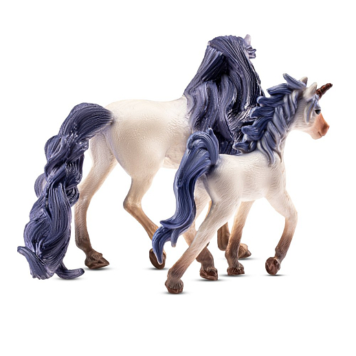 ТМ "КОМПАНИЯ ДРУЗЕЙ", серия "Животные планеты Земля", набор "Единорог и жеребенок", сиреневый, в/п 18*15*4 см в Джамбо Тойз #7