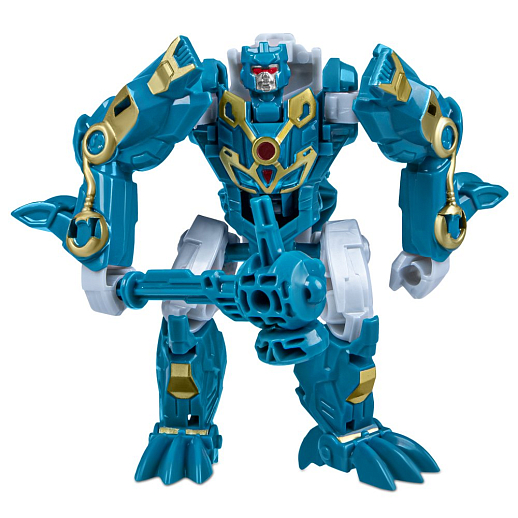 Набор из 5шт. трансформеров DIY(сборные модели), отдельн.робот трансформируется в динозавра, 5шт. собираются в одного больш.робота,в бел.кор. в Джамбо Тойз #51