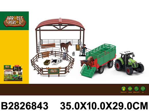 Игровой набор "Ферма" на бат.,в/к 35х10х29 см в Джамбо Тойз