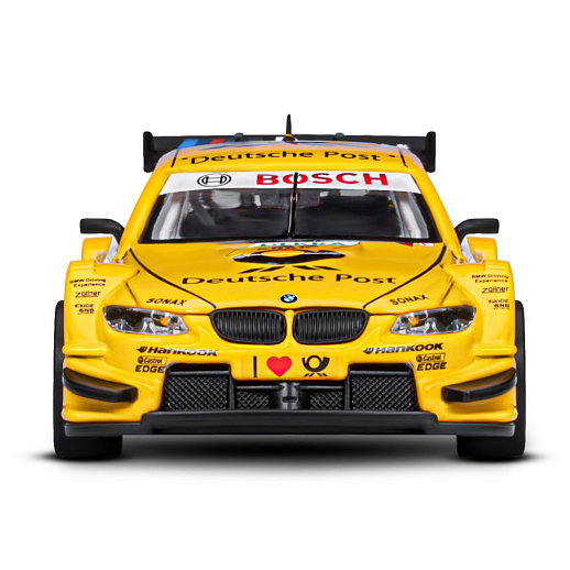 ТМ "Автопанорама" Машинка металлическая 1:32 BMW M3 DTM, желтый, свет, звук, откр. двери и капот, инерция, в/к 17,5*13,5*9 см в Джамбо Тойз #12