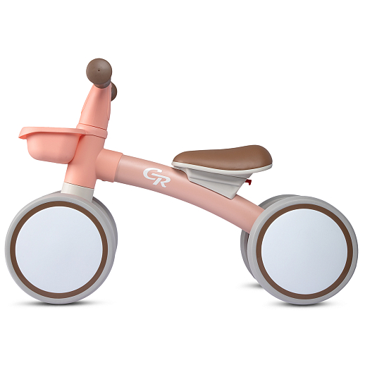 Игрушка, несущая на себе массу тела ребенка, предназначенная для езды: "Беговел четырехколесный", цвет коралловый, CR, артикул CR-BB-01CR в Джамбо Тойз #5