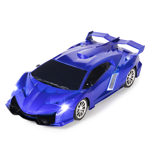Машинка на радиоуправлении AUTODRIVE, 1:18, 4 канала,свет, синий, в/к 27*13*10 см, , в Джамбо Тойз #3
