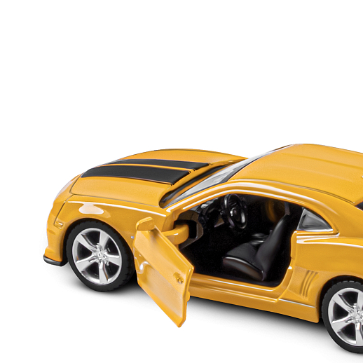ТМ "Автопанорама" Машинка металлическая  1:43 Chevrolet Camaro SS, желтый, откр. двери, инерция, в/к 17,5*12,5*6,5 см в Джамбо Тойз #11
