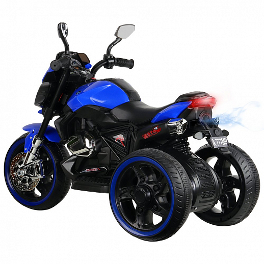 Мотоцикл трехколесный на аккум с функцией водяного пара, аккум 6V4Ah*1, 1*20W, размер мотоцикла 56*96*45см Цвет синий в Джамбо Тойз #7