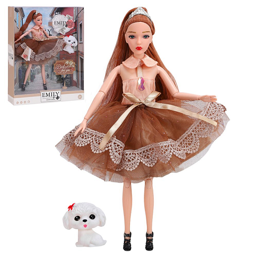 Кукла "Принцесса" с шарнирными руками и ногами, в комплекте домашний питомец, аксессуары, в/к 28х6,5х36 см в Джамбо Тойз