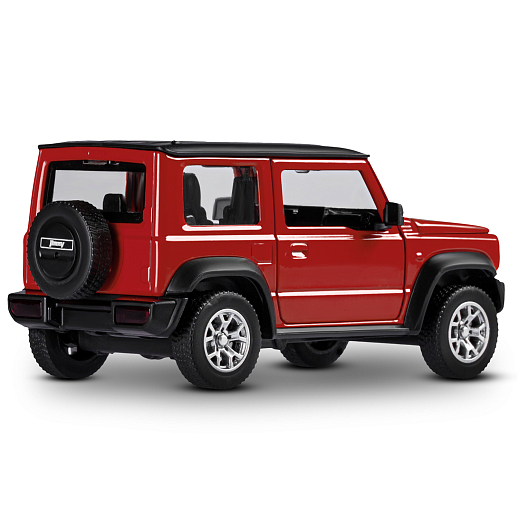 ТМ "Автопанорама" Машинка металлическая 1:32 Suzuki Jimny 2018, красный, тюнинг, откр. двери, свободный ход колес, в/к 23,5*10*4 см в Джамбо Тойз #4
