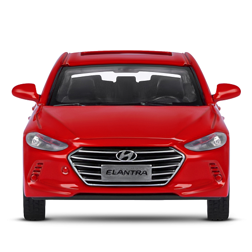 ТМ "Автопанорама" Машинка металлическая 1:40 HYUNDAI ELANTRA, красный, откр. двери, инерция, 17,5*12,5*6,5 см в Джамбо Тойз #8