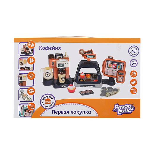 Игровой набор Amore Bello "Кафе", свет.звук.эфф., вода, в/к 32*20*13,5 см в Джамбо Тойз #5
