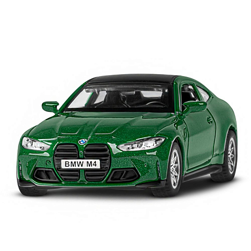 ТМ "Автопанорама" Машинка металлическая 1:42 BMW M4 (G82), зеленый, инерция, откр. двери, в/к 16*7,5*5 см в Джамбо Тойз #2