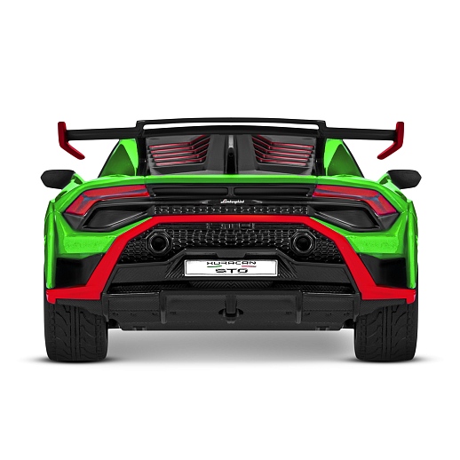 ТМ "Автопанорама" Машинка металлическая, 1:32 Lamborghini STO, зеленый, принт, откр. двери и багажник, свет, звук, инерция, в/к 17,5*12,5*6,5 см в Джамбо Тойз #14