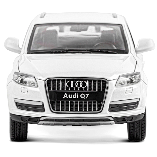 ТМ "Автопанорама" Машинка металлическая 1:24 Audi Q7, белый, откр. двери, капот и багажник, свет, звук, свободный ход колес, в/к 24,5*12,5*10,5 см в Джамбо Тойз #11