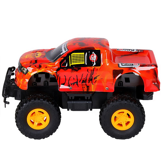 Р/У AUTODRIVE Монстр-трак с 3D подсветкой корпуса,М1:16,4 канала,с аккум,цв.оранж., в/к 31,5*16,5*17см в Джамбо Тойз #4