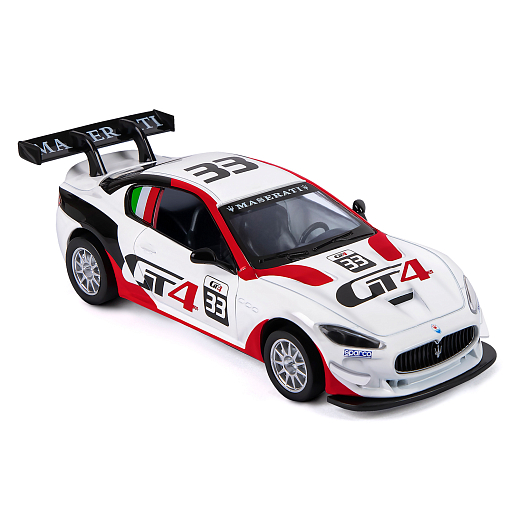 ТМ "Автопанорама" Машинка металлическая 1:43 Maserati Gran Turismo MC GT4, белый, откр. двери, в/к 17,5*12,5*6,5 см в Джамбо Тойз #12