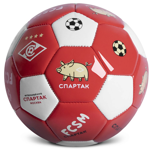 Мяч футбольный ФК Спартак, размер 2, TPU, в/п в Джамбо Тойз