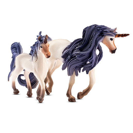 ТМ "КОМПАНИЯ ДРУЗЕЙ", серия "Животные планеты Земля", набор "Единорог и жеребенок", сиреневый, в/п 18*15*4 см в Джамбо Тойз #13