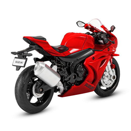 ТМ "Автопанорама" Мотоцикл металл. 1:18 SUZUKI GSR-R1000, красный, свободный ход колес, в/к 9,2 х 4,5 х 14 см в Джамбо Тойз #4