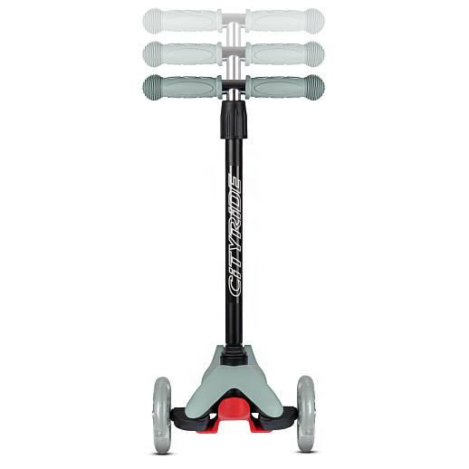 Трехколесный самокат CITY-RIDE, колеса PVC 110/76 со светодиодами, розовый, пакет в Джамбо Тойз #2