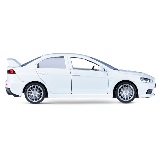 ТМ "Автопанорама" Машинка металлическая, 1:41, Mitsubishi Lancer Evolution, белый, откр. двери, в/к 17,5*12,5*6,5 см в Джамбо Тойз #9