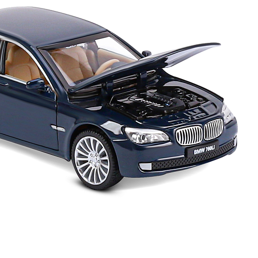 ТМ "Автопанорама" Машинка металл. 1:34 BMW 760LI, синий, инерция, свет, звук, откр. двери, свет, звук, в/к 17,5*13,5*9 см в Джамбо Тойз #17