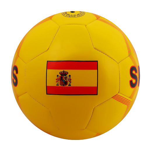 Мяч футбольный "Испания", 3-слойный, ПВХ, сшитые панели, 280г, размер 5, диаметр 22см																														 в Джамбо Тойз #2
