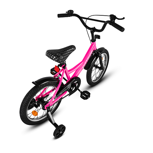 Детский велосипед "City-Ride Tempo" -рама сталь, диски сталь 16, покрышки 2,125 задние ножные тормоза, передний тормоз, звоночек, крылья пластик, страховочные колеса в Джамбо Тойз #2