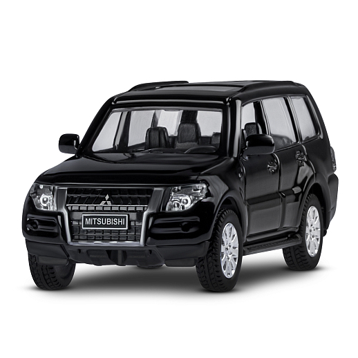 ТМ "Автопанорама" Машинка металлическая 1:43 Mitsubishi Pajero 4WD Turbo, черный, откр. двери, инерция, в/к 17,5*12,5*6,5 см в Джамбо Тойз #6